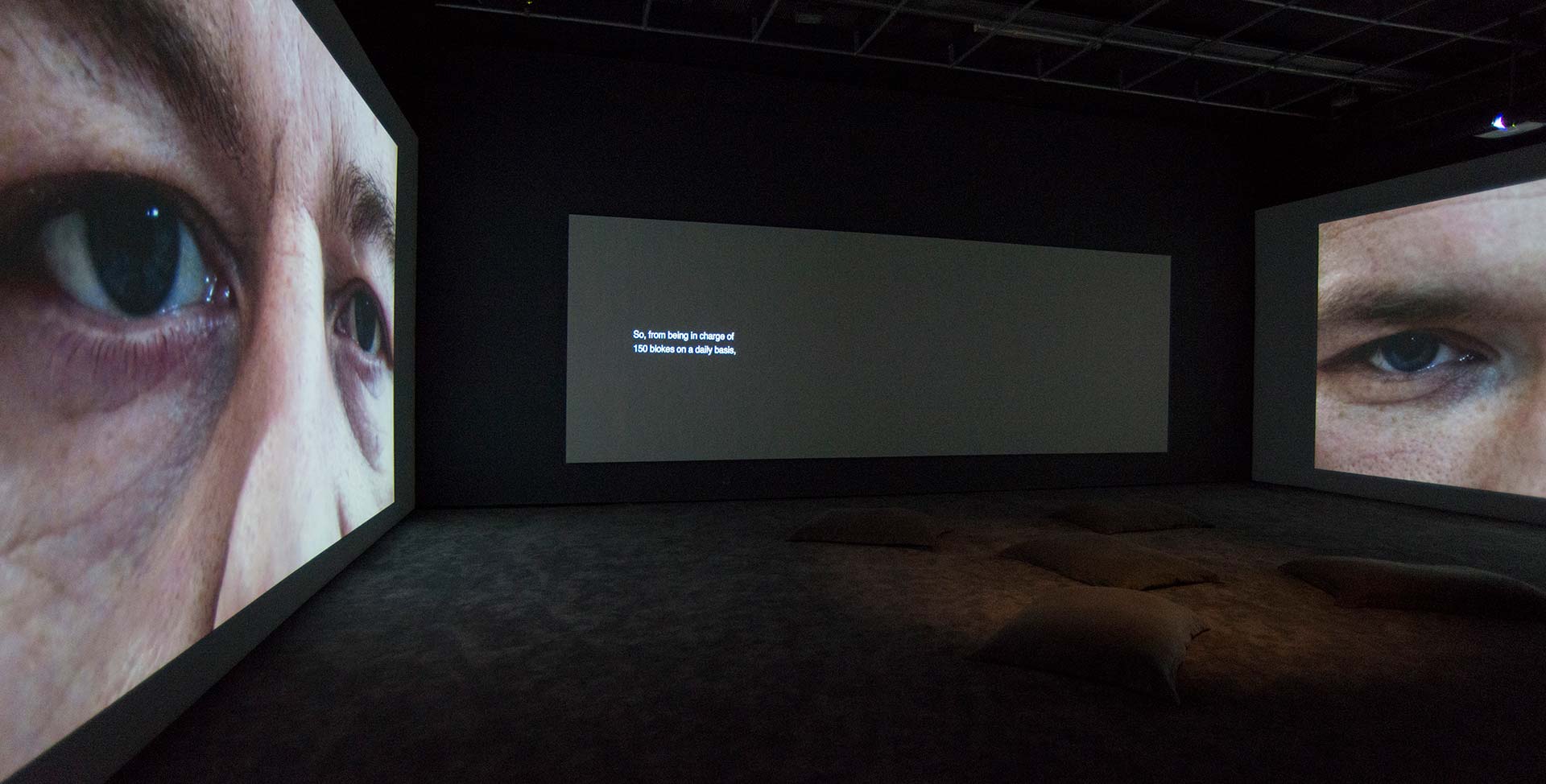 The Seperate System - two-screen installation